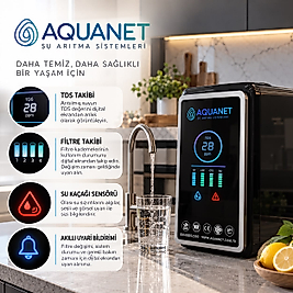 Aquanet Quantum Plus Alkali İyonizer Su Arıtma Cihazı