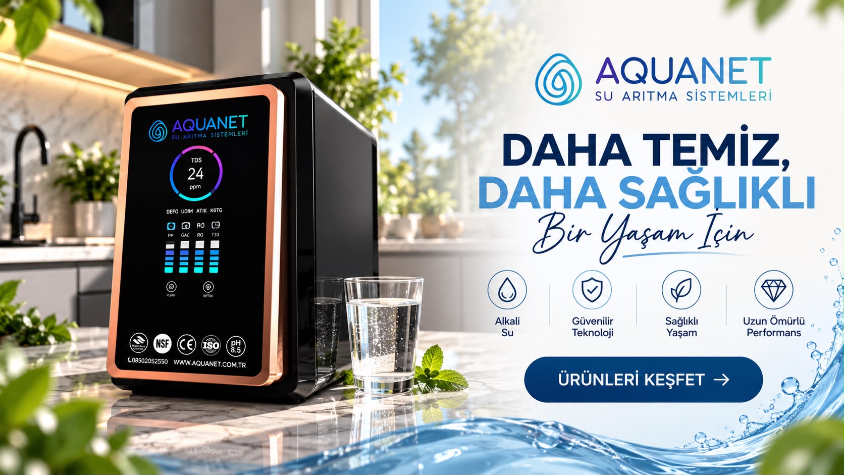 Aquanet Su Arıtma Cihazları ve Su Sebilleri